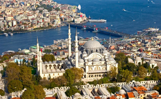 Фото Стамбула с высоты птичьего полёта